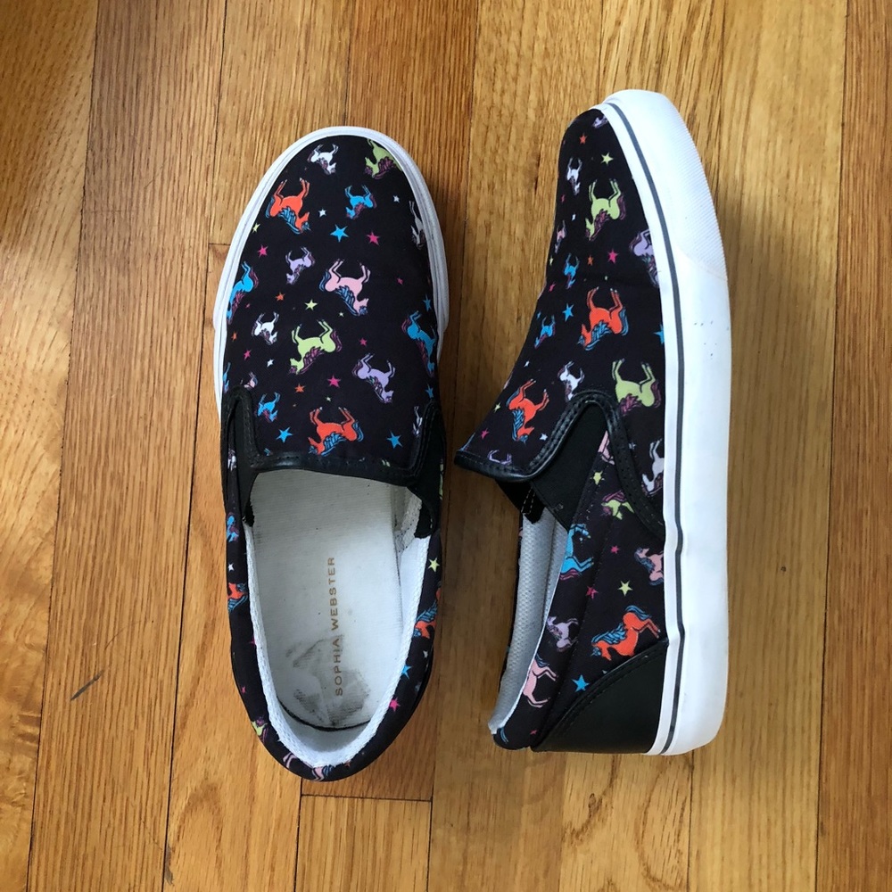 Adorable Sophia Webster unicorn slide sneakers
